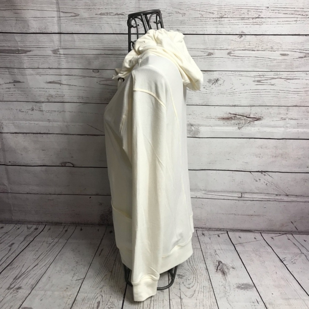 Cee Bee Cream Soft Zip Front Hoodie Small Cabincore Casual Chilly Weather - Picture 4 of 7